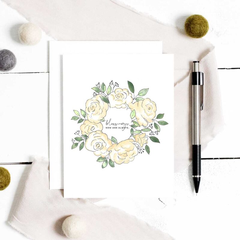 Wedding Blessings Greeting Cards