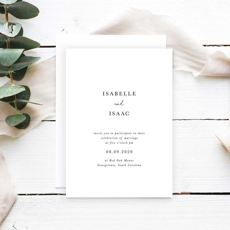 Isabelle Wedding Invitation