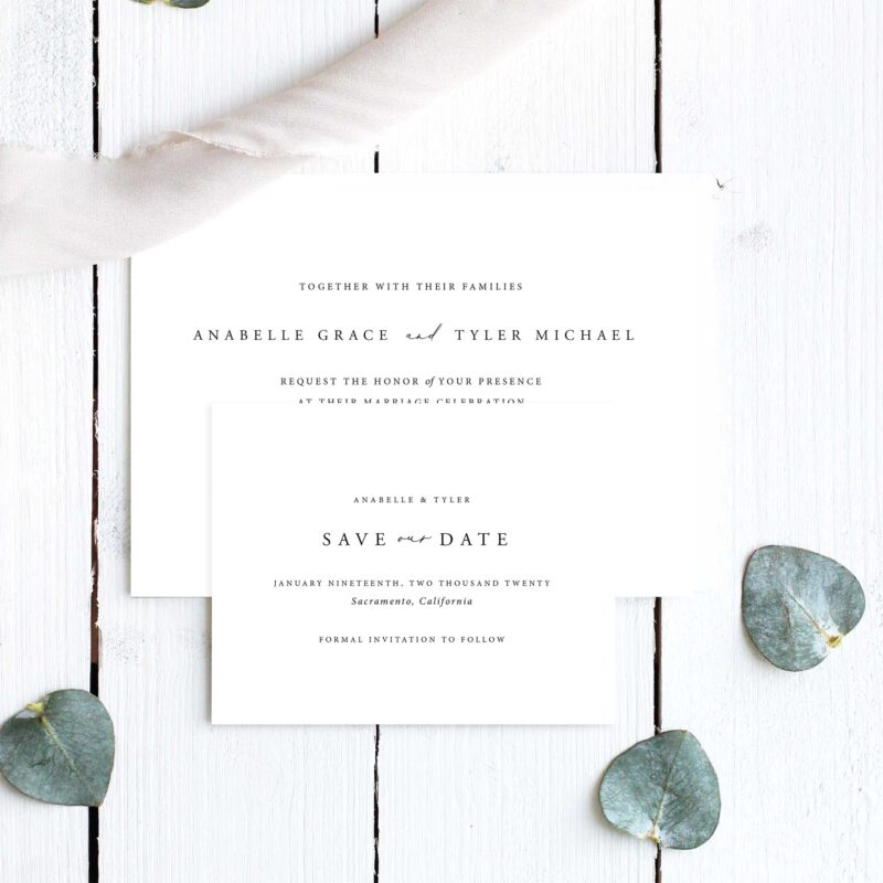 Anabelle Save the Date Card