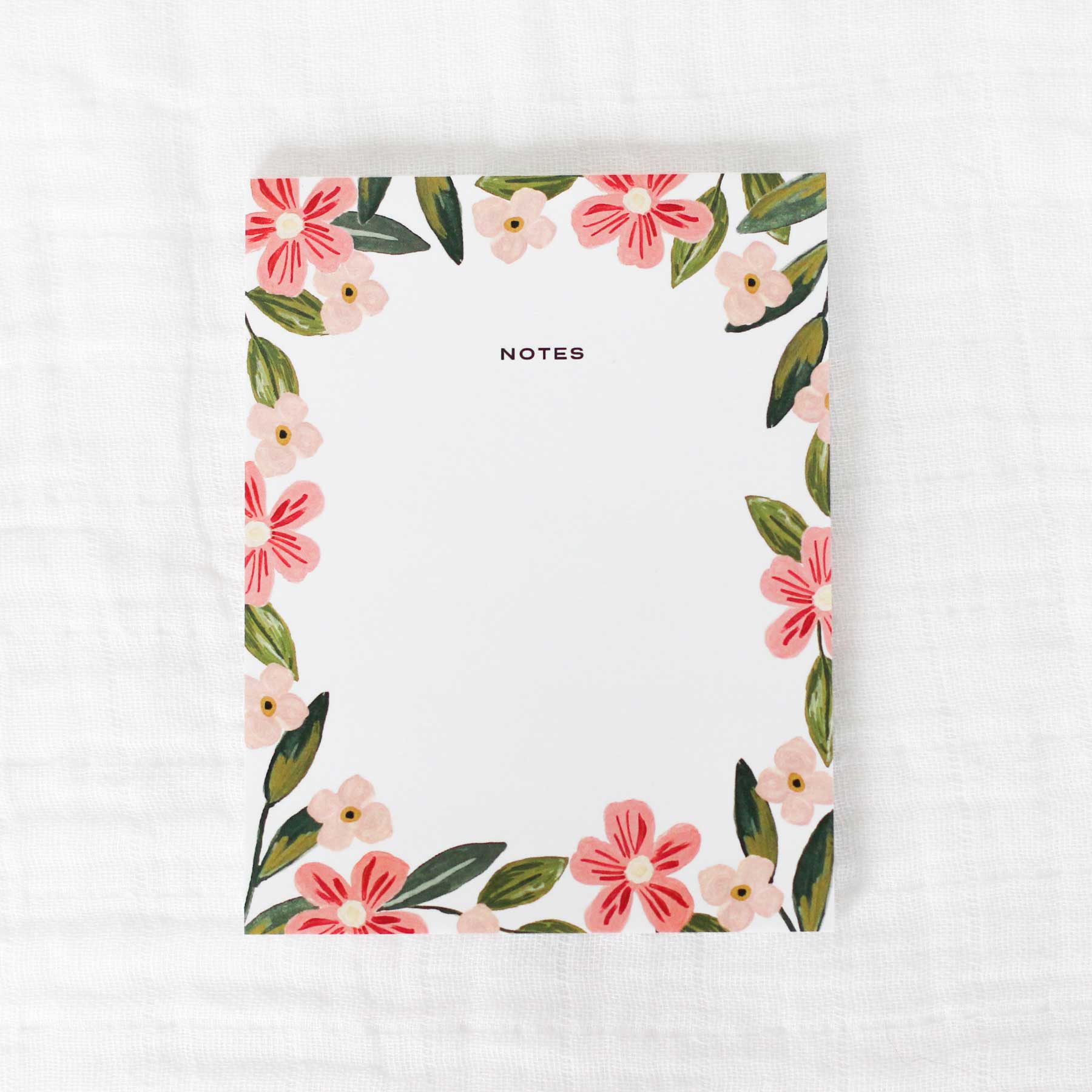 Pretty in Pink Floral Notepad