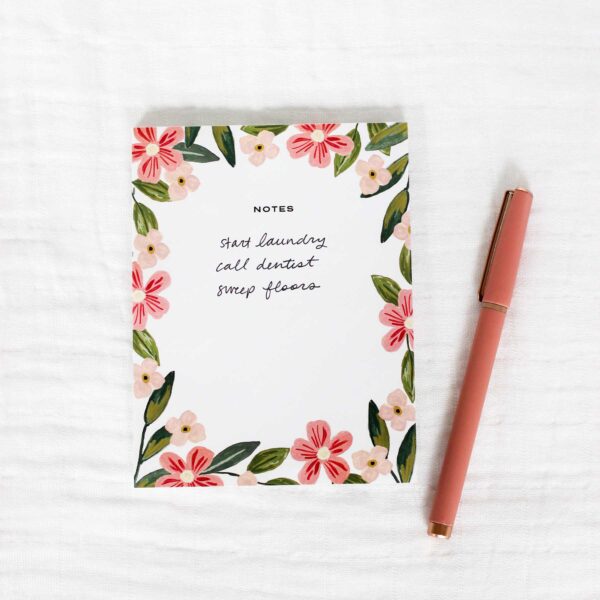 Pretty in Pink Desk Notepad