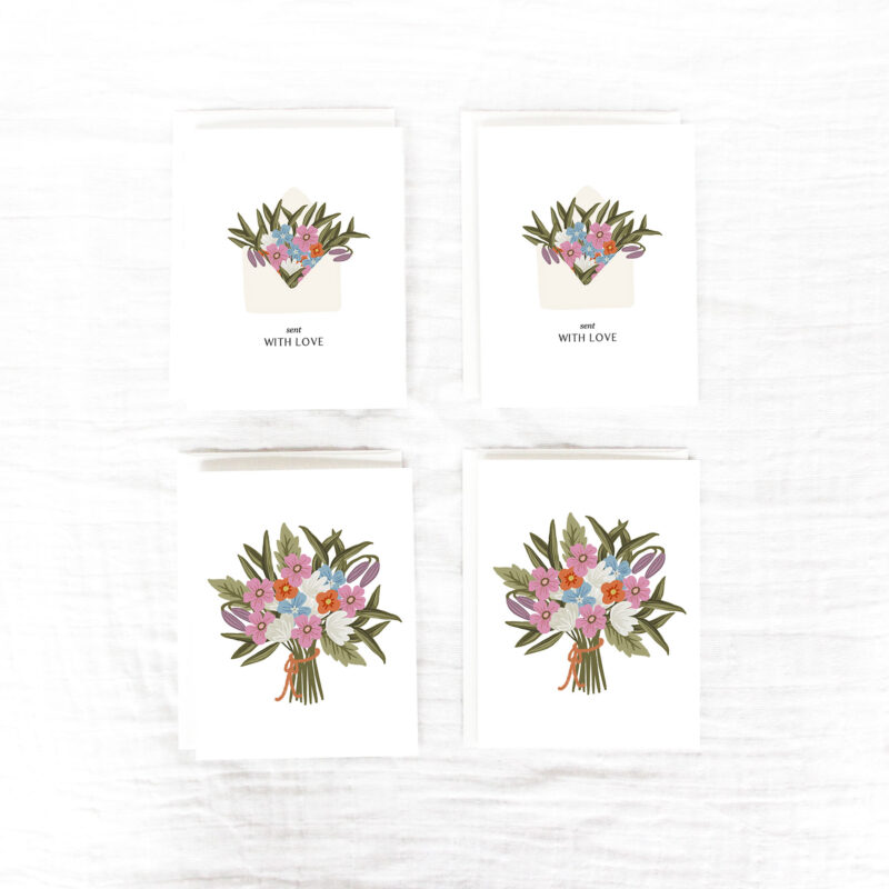 Spring Bouquet Card Collection
