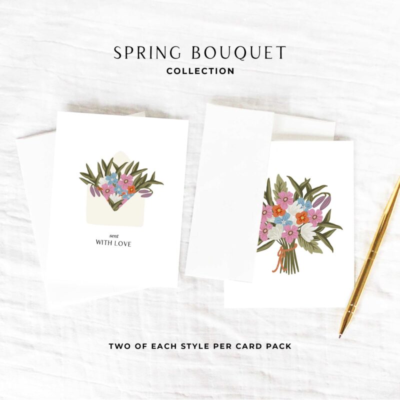Spring Bouquet Card Collection