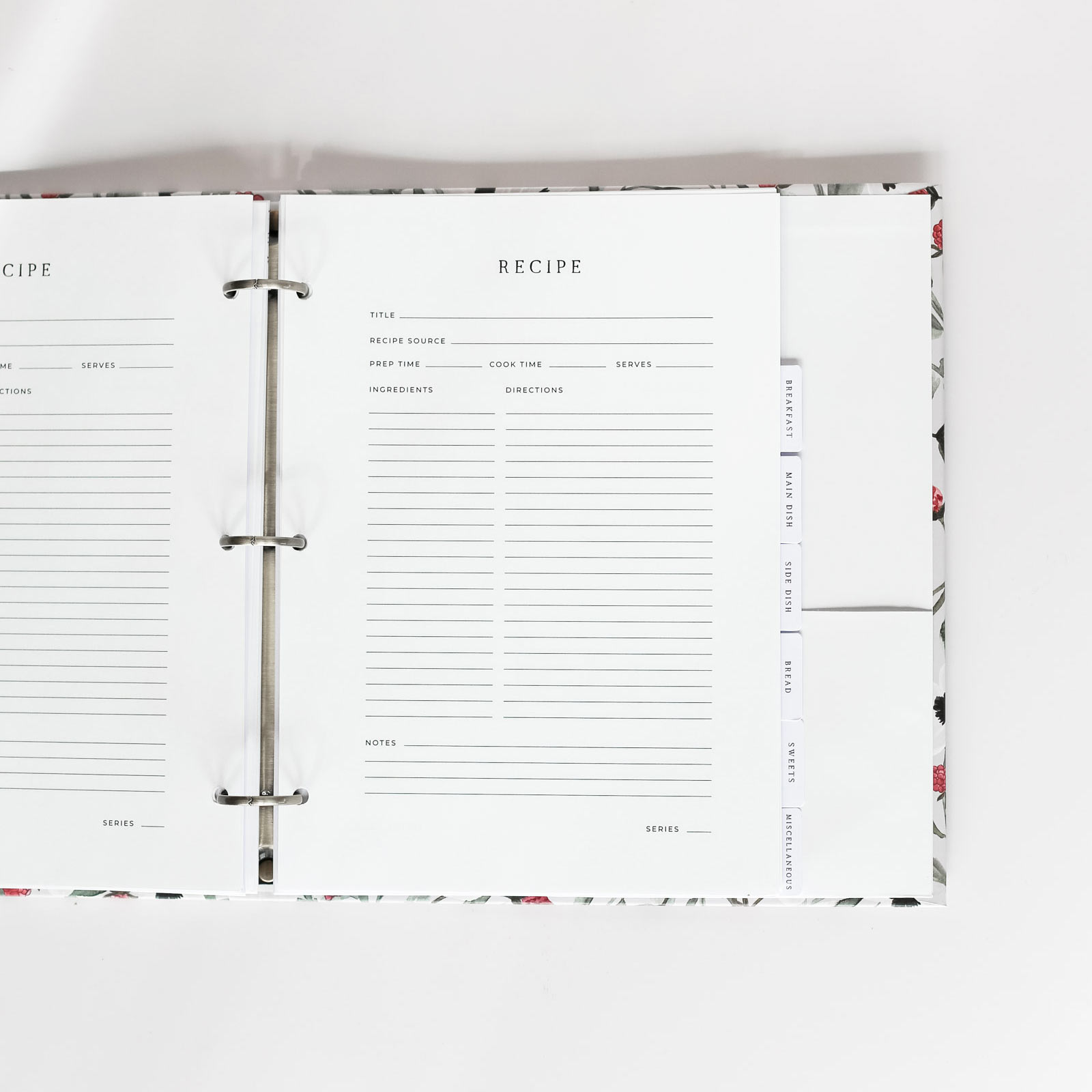 Recipe Book Page