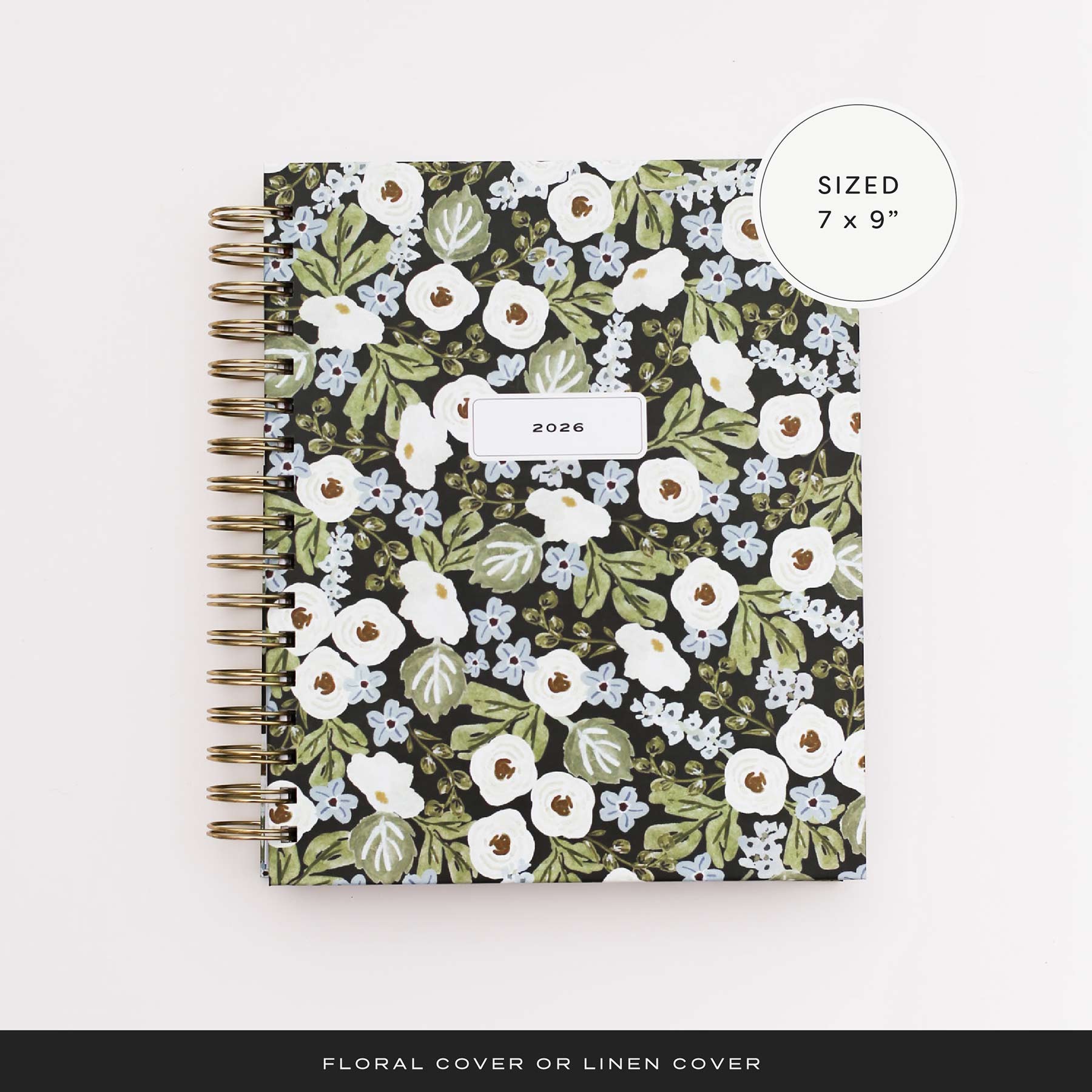 Floral Planner Cover