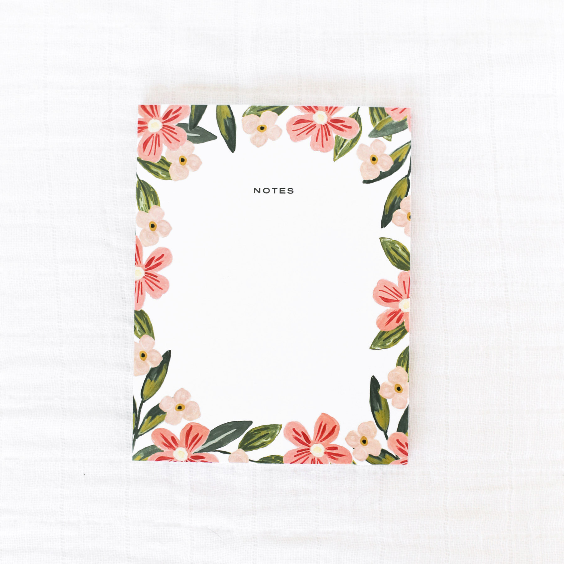Pretty in Pink Blank Notepad