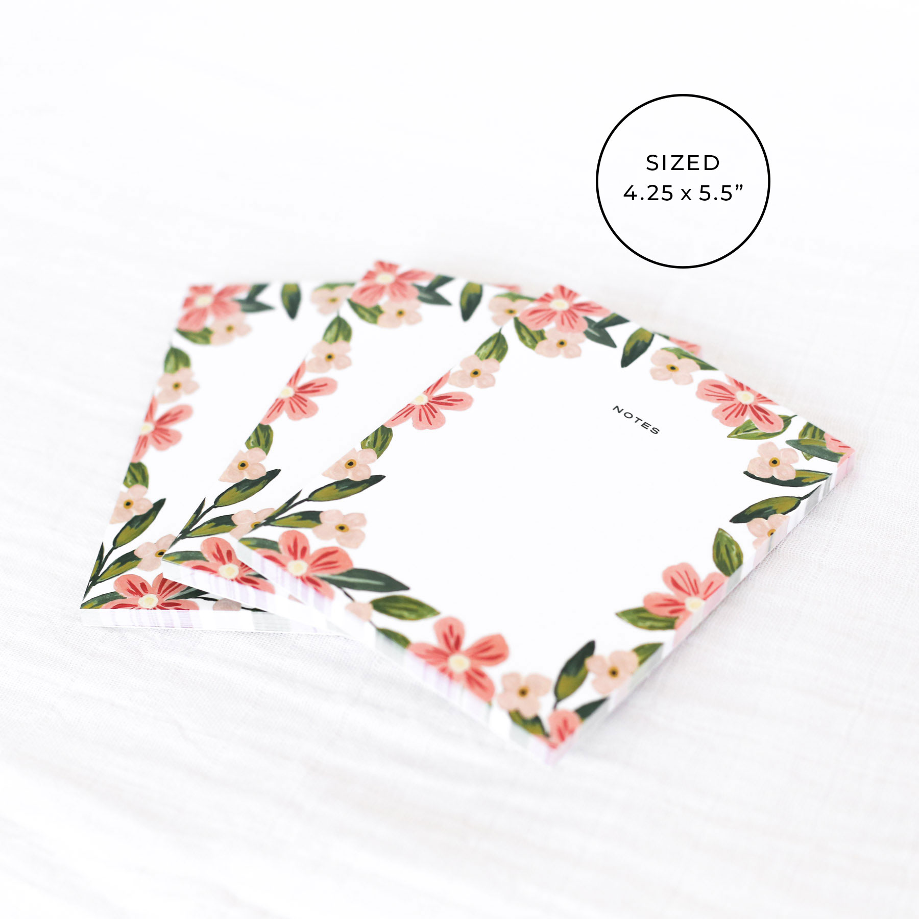 Pretty in Pink Blank Notepad