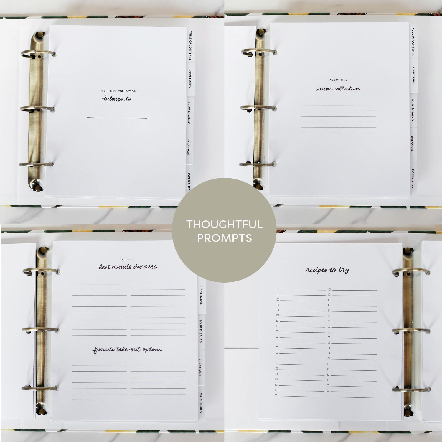 Lemon Heirloom Recipe Card Book - Image 4
