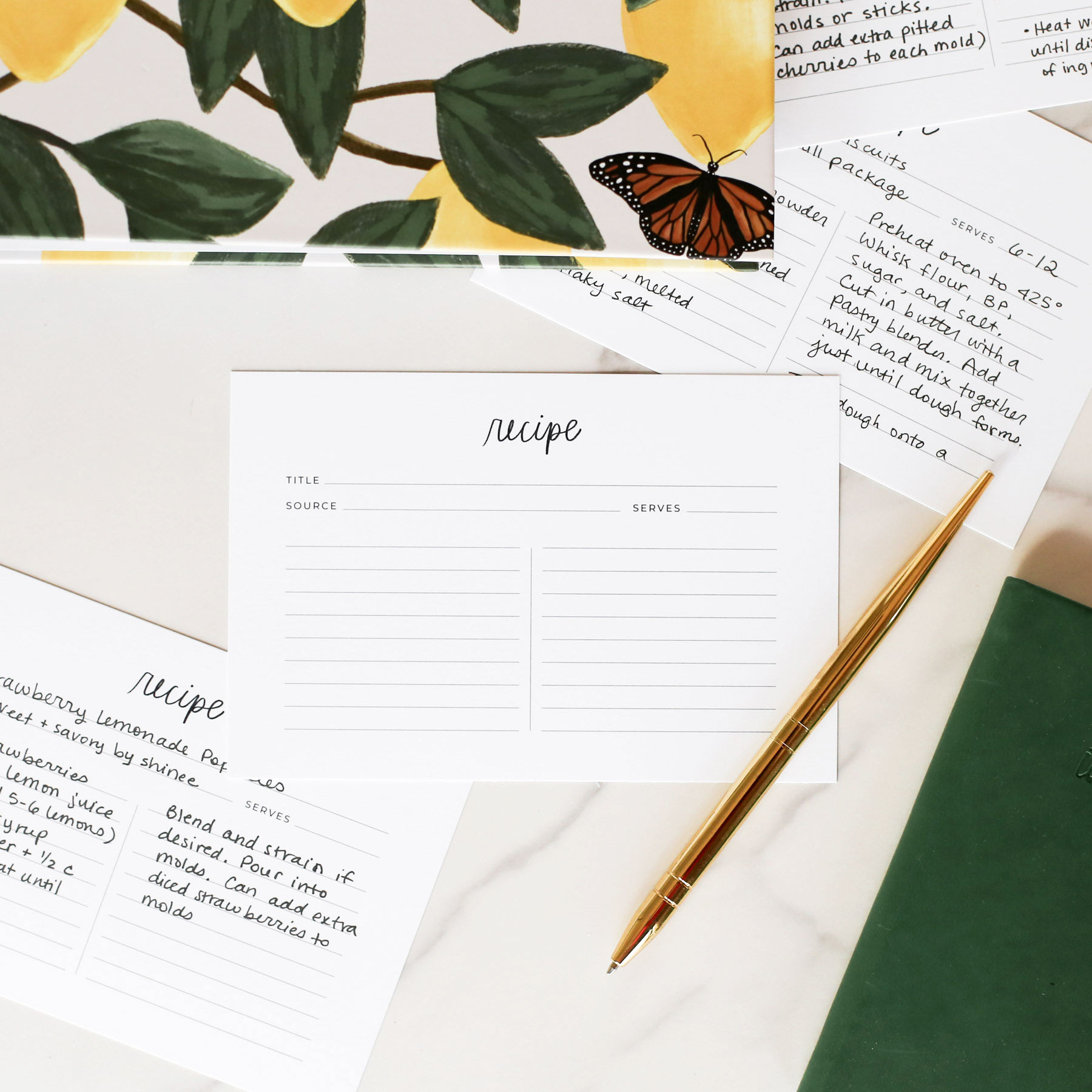 4x6 Minimalist Recipe Cards - Image 5