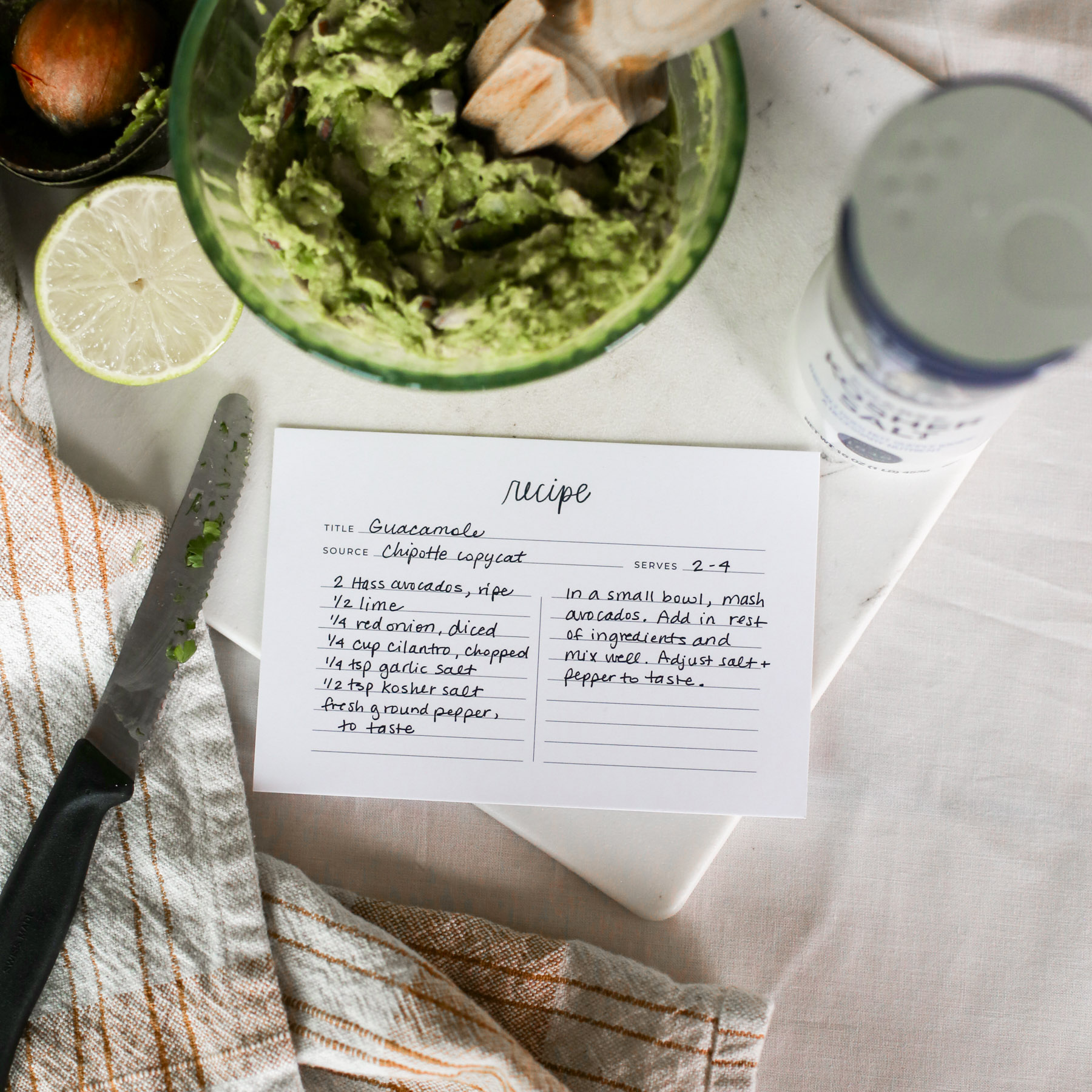 4x6 Minimalist Recipe Cards - Image 4