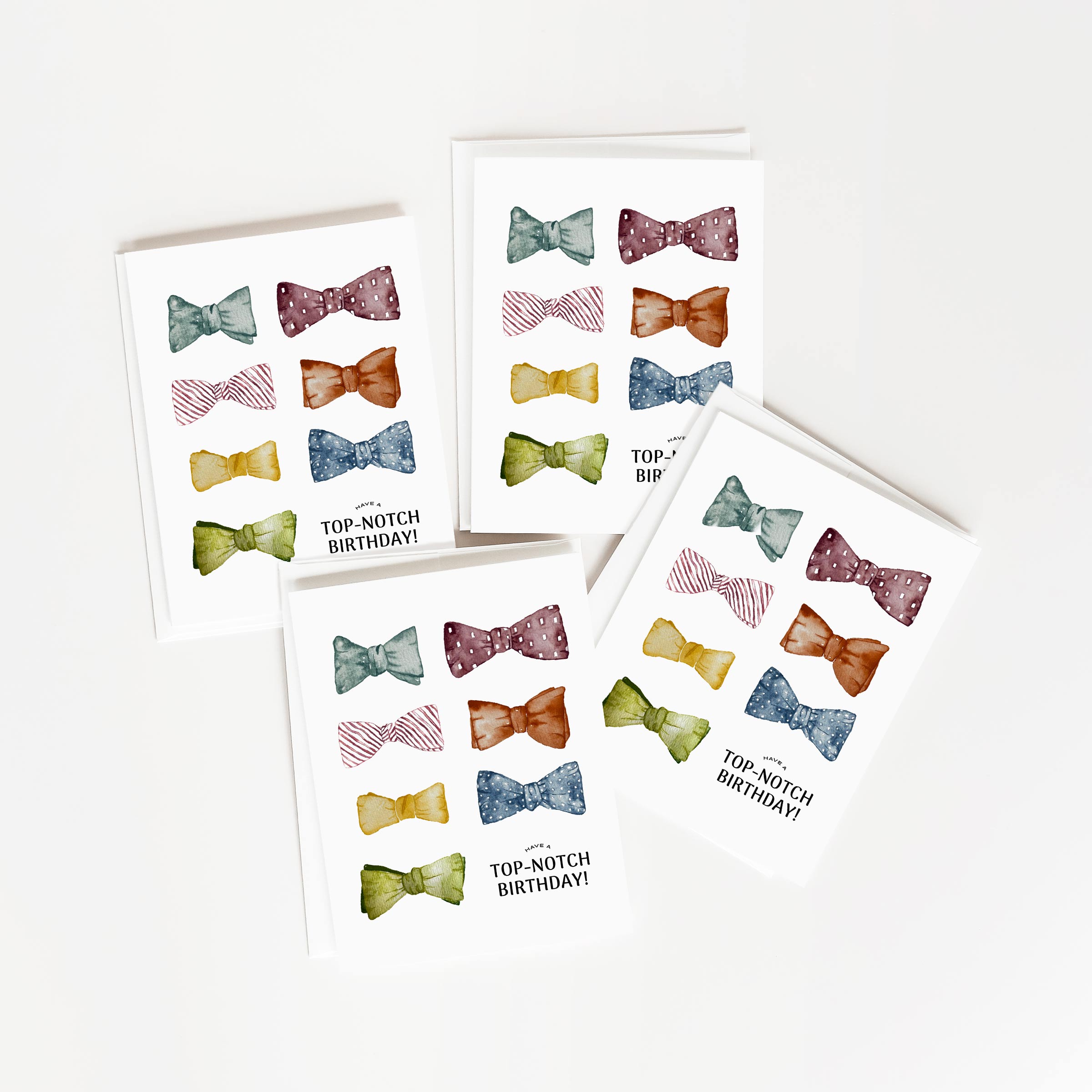 Bowtie Birthday Card Set