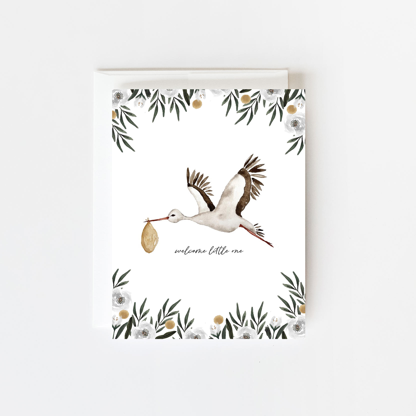 New Delivery Card with Florals