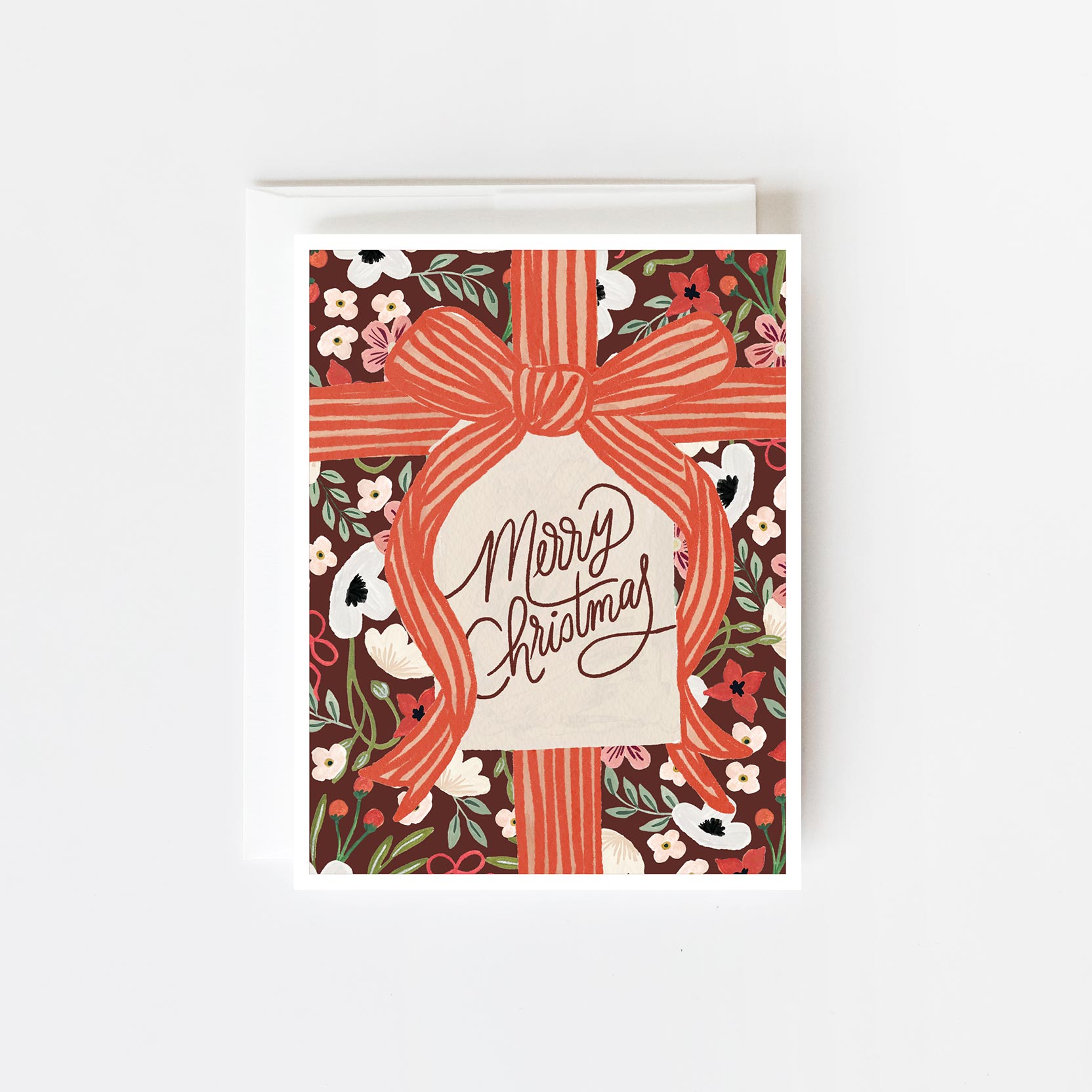 Wrapped in Red Holiday Greeting Card