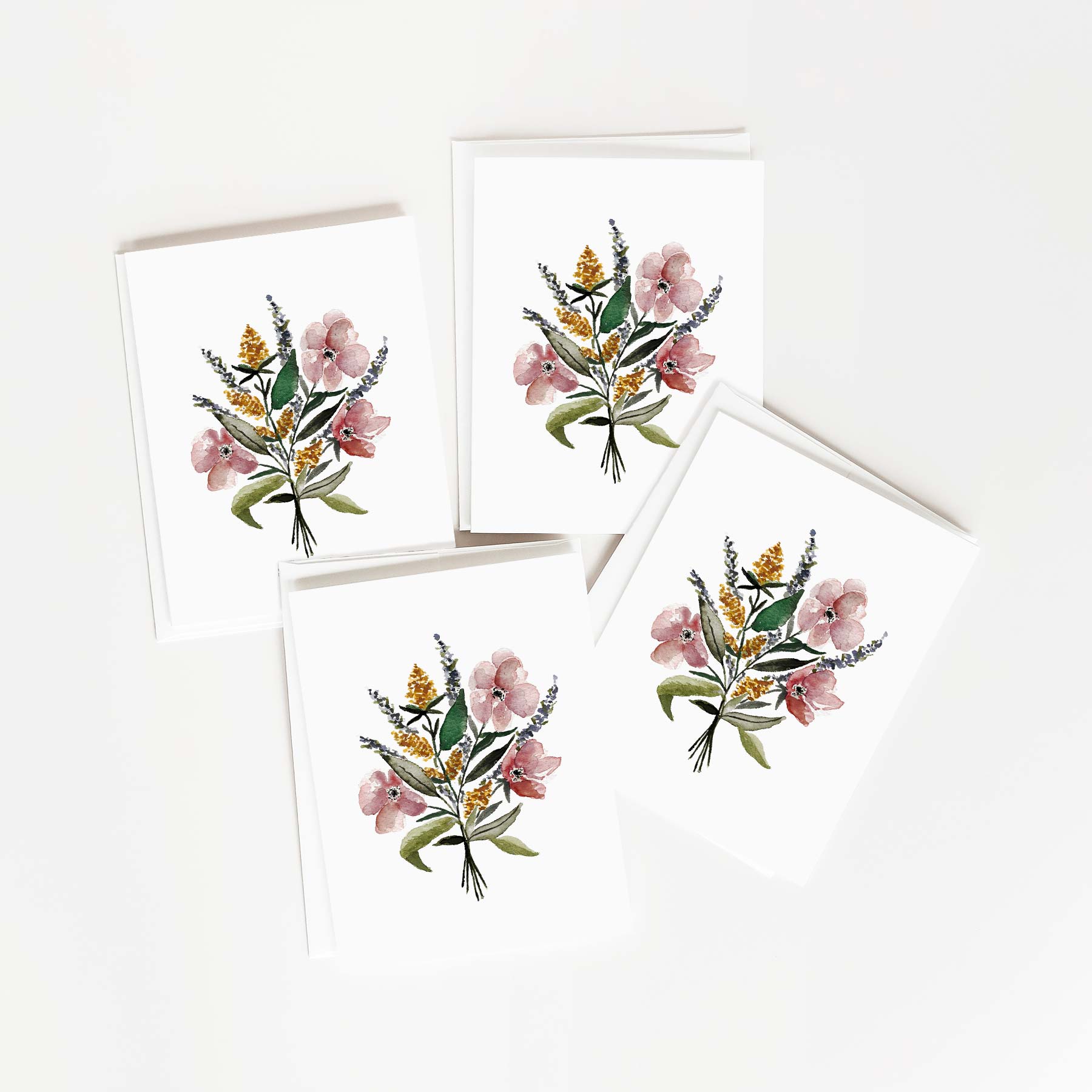 Wildflower Bouquet Card Set
